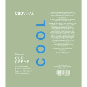 Alternative view of CBD VITAL kühlende CBD Creme 500mg 120 ml
