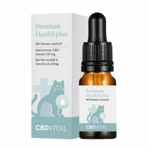 CBD Vital Katze - BIO Hanföl Tropfen CBD für Katzen 10ml / 20ml