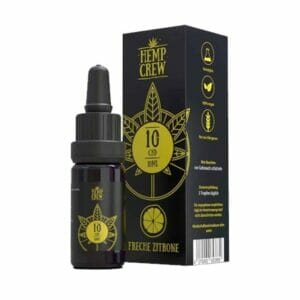 HempCrew CBD Öl 10 % 10ml - Aroma Vanille Zitrone Minze Lavendel – Bild 5