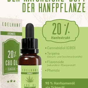 Alternative view of 3x Edelhanf CBD Öl 20% 10ml