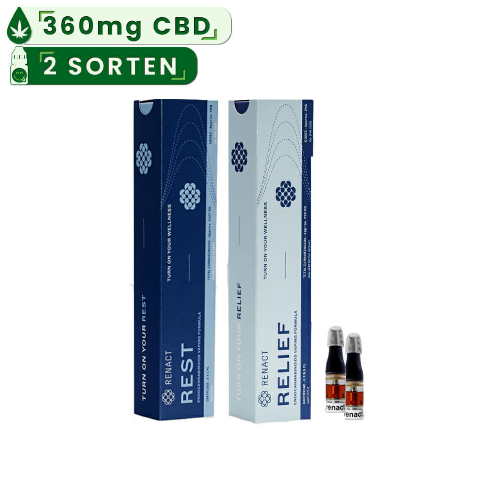 Renact CBD Extraktkartusche | renact Vollspectrum CBD Vape Kartusche Renact Vollspektrum CBD Vape Pen und Extraktkartusche