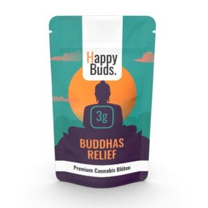 Happy Buds CBG Blüten Buddhas Relief