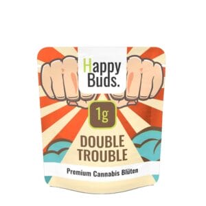 Alternative view of Double Trouble CBD Blüten 1g